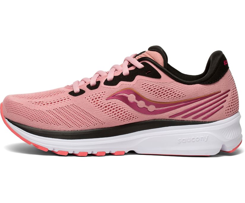 Saucony Ride 14 Women's Running Shoes Rose | Canada 197GSOL